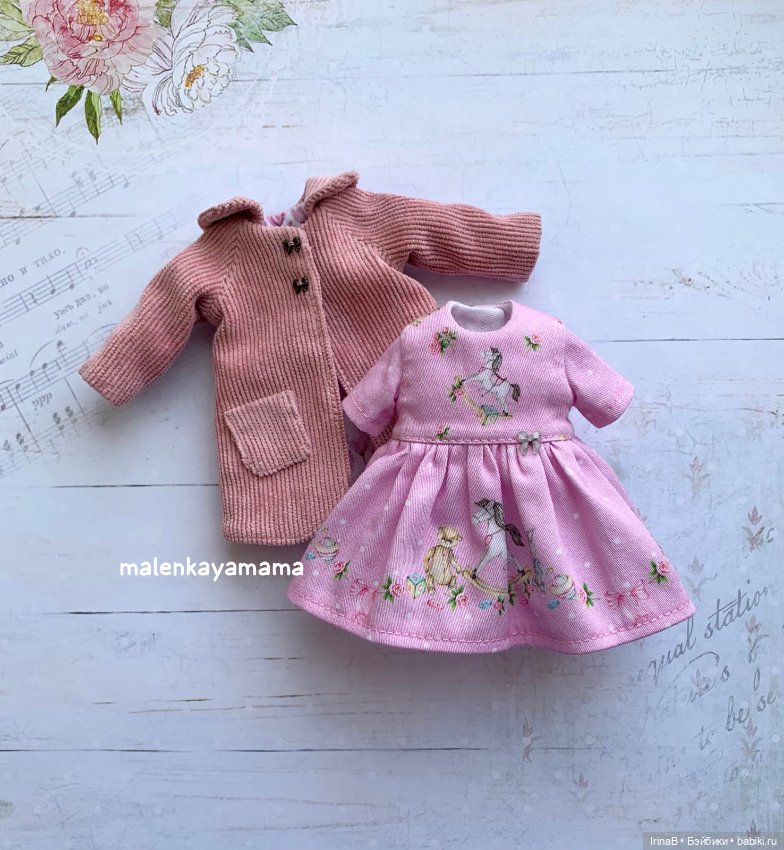 Пальто и платье для девочек Монст (Monst doll) (фото 3)