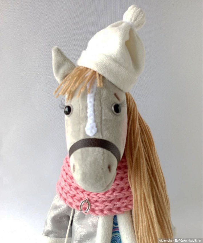 Пара текстильных лошадей Ярик и Милана