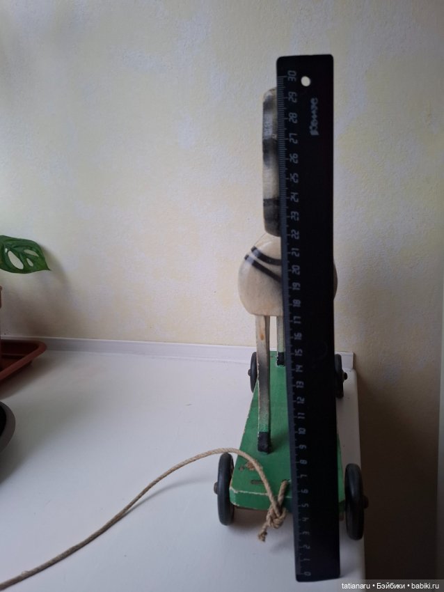 Старая винтажная деревянная лошадка 2 (фото 7)