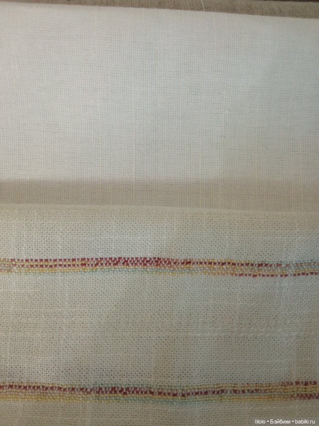 Лот льна и полульна для кукольного рукоделия (фото 2)