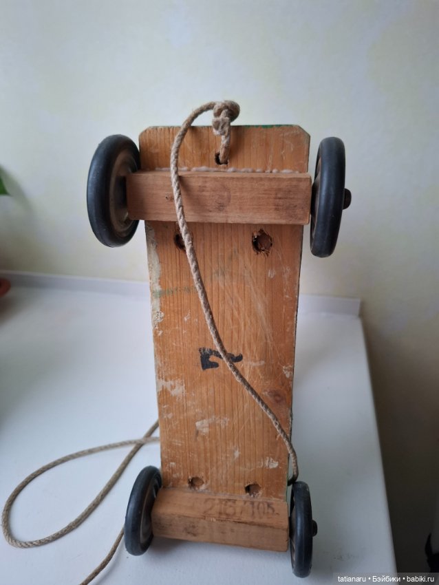 Старая винтажная деревянная лошадка 2 (фото 5)