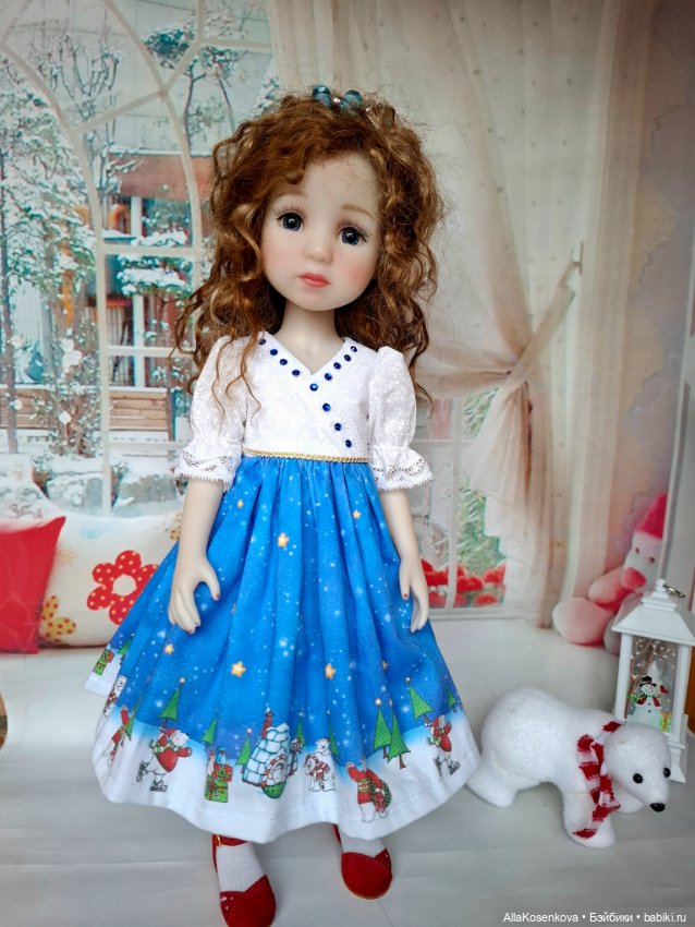 Платье для кукол Ruby Red