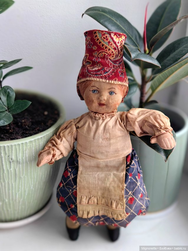 Антикварная артельная кукла Нева (фото 3)