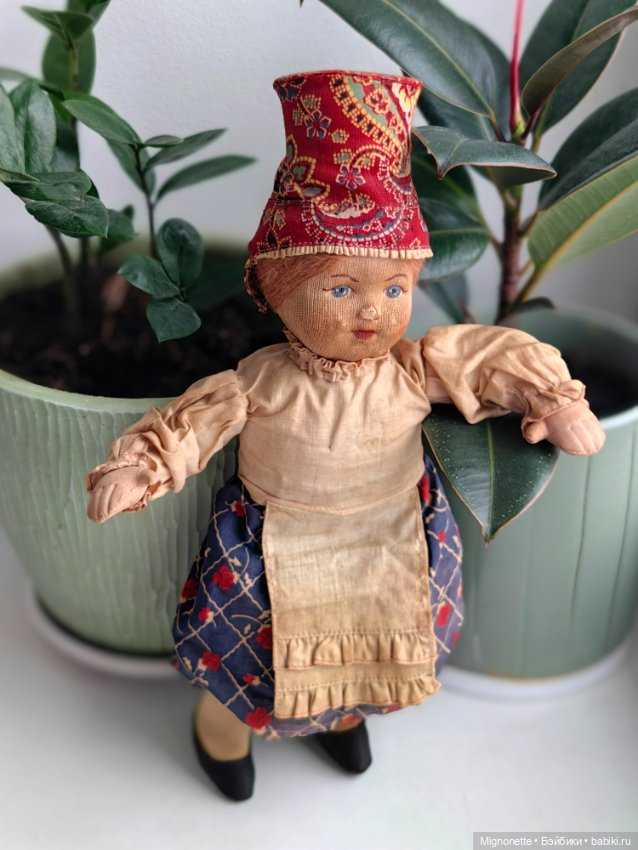 Антикварная артельная кукла Нева (фото 6)