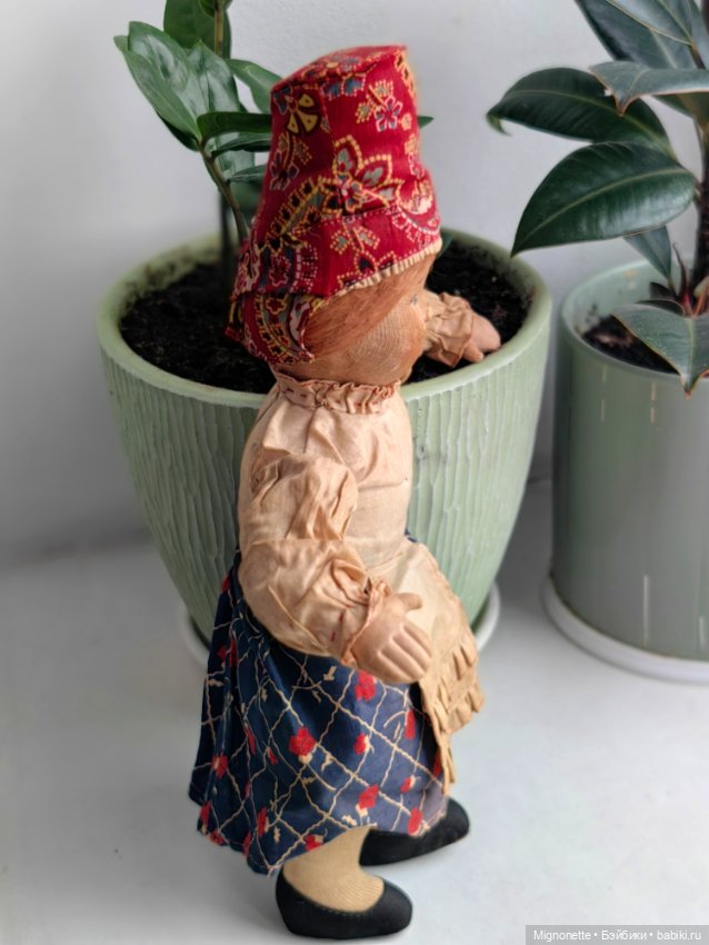 Антикварная артельная кукла Нева (фото 8)