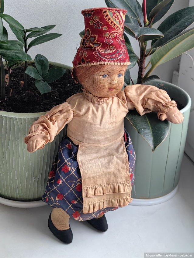 Антикварная артельная кукла Нева (фото 9)