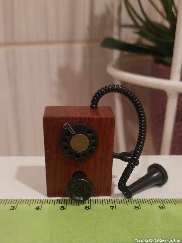 Телефон ретро — Аксессуары для кукольных фотосессий (фото 6)