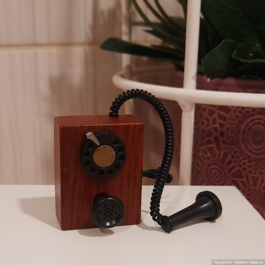 Телефон ретро — Аксессуары для кукольных фотосессий (фото 4)