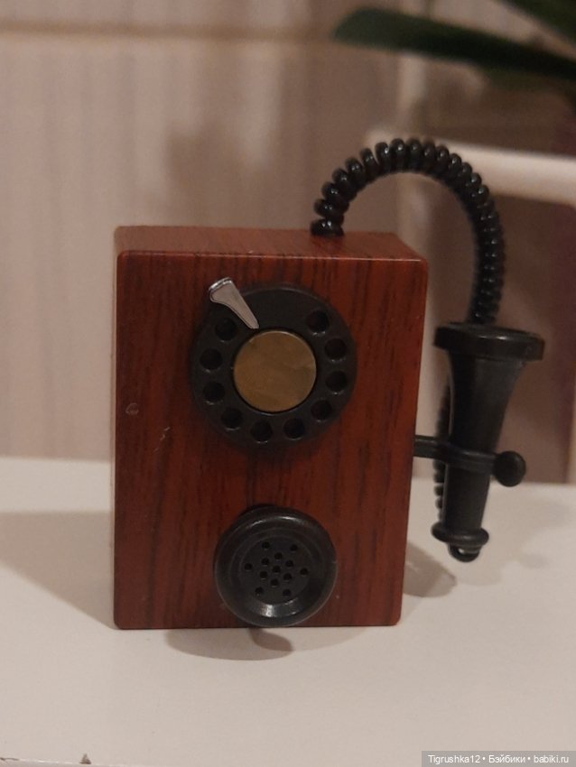 Телефон ретро — Аксессуары для кукольных фотосессий