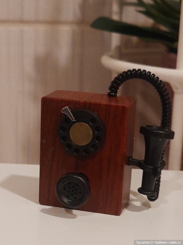 Телефон ретро — Аксессуары для кукольных фотосессий (фото 2)