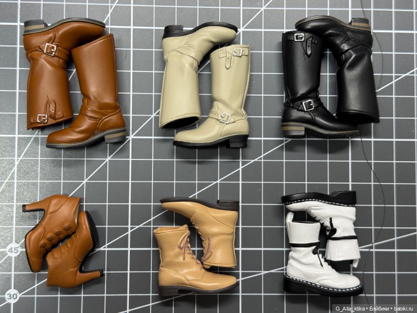 Обувь для кукол 1:6 формата