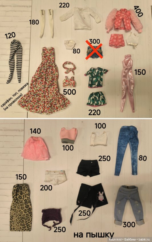 Одежда, обувь, аксессуары, мебель для Барби (фото 4)