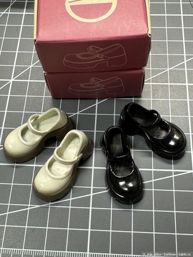 Обувь Мэри Джейн для кукол 1:6