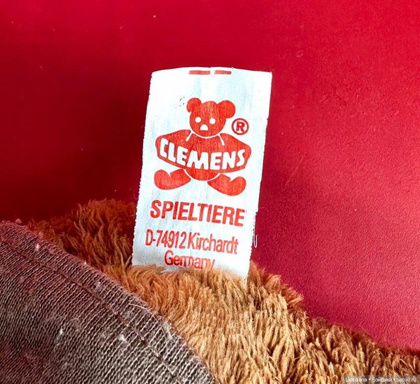 Маленький мишка Сердцеед от Clemens Германия 2007 год (фото 6)
