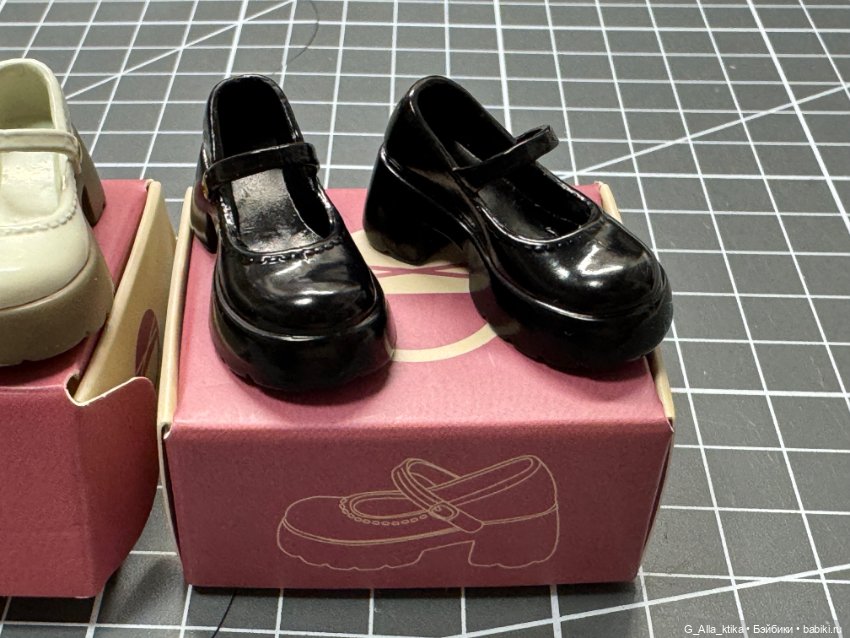 Обувь Мэри Джейн для кукол 1:6 (фото 6)