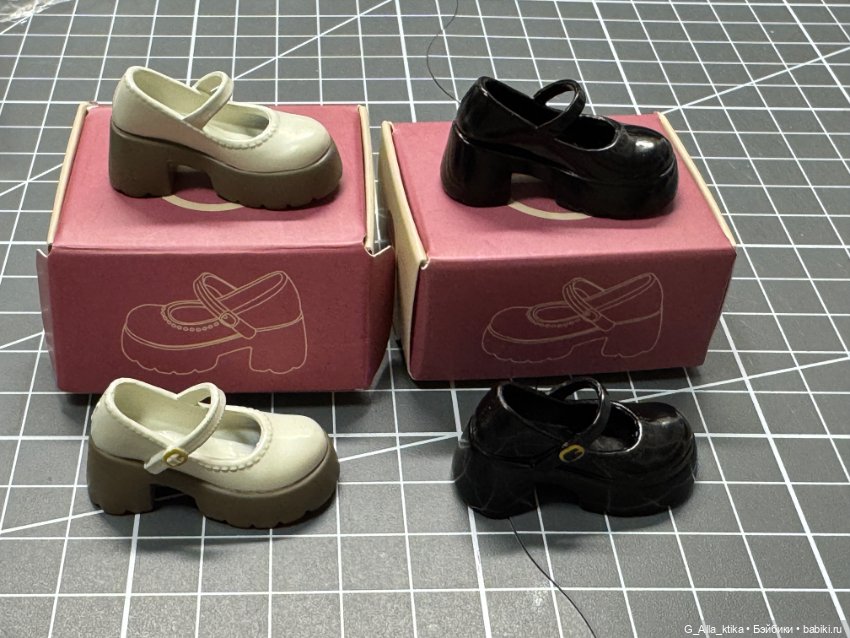 Обувь Мэри Джейн для кукол 1:6 (фото 4)
