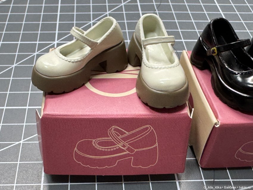 Обувь Мэри Джейн для кукол 1:6 (фото 5)