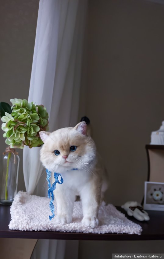 Реалистичная игрушка кот. Британец (фото 5)