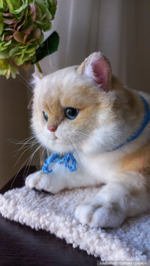 Реалистичная игрушка кот. Британец (фото 8)