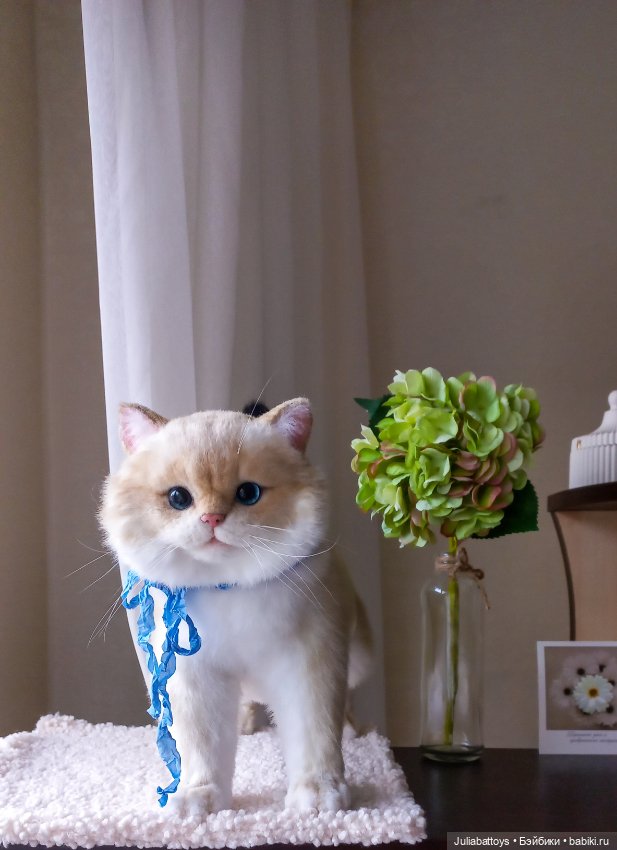 Реалистичная игрушка кот. Британец (фото 6)