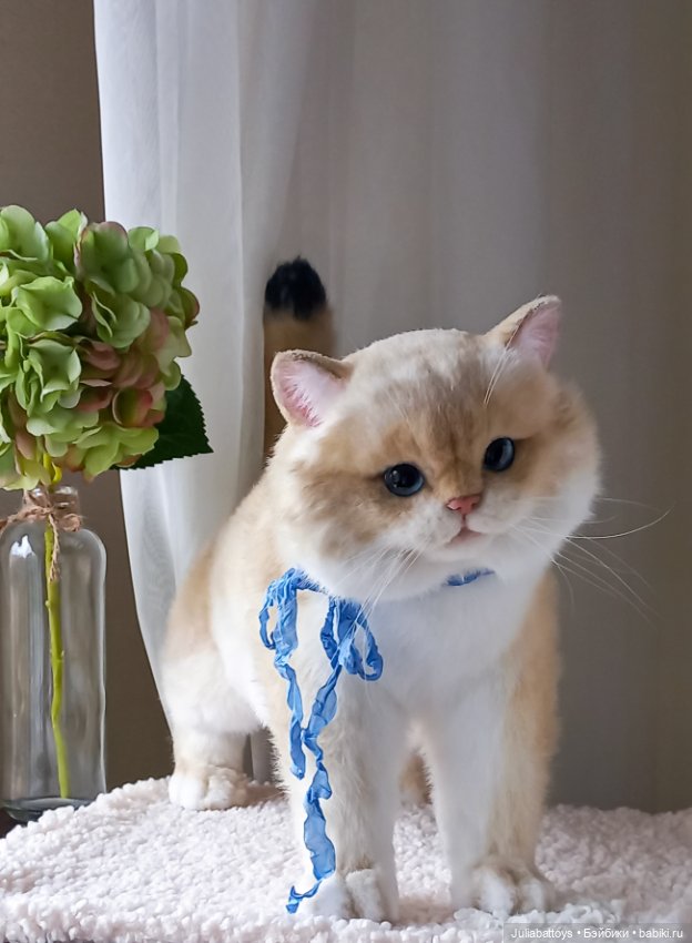 Реалистичная игрушка кот. Британец (фото 2)