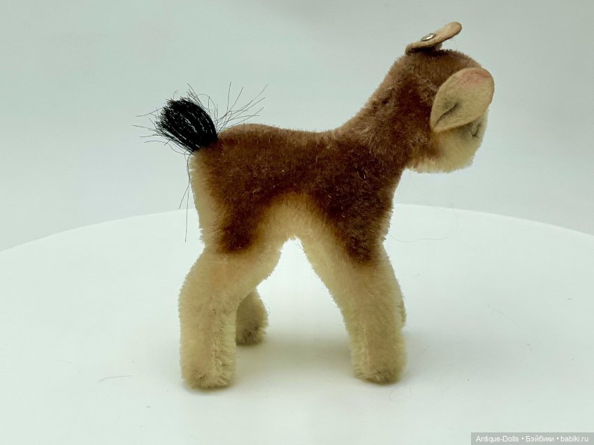 Винтажная мягкая игрушка Steiff Ziege — оригинал из Германии (фото 5)