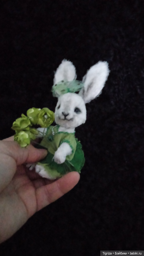 Девочка кролик-тедди — Авторские игрушки (фото 3)