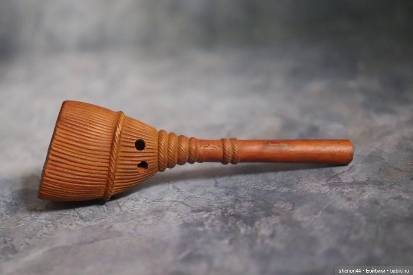 Нэцкэ "Мышка на венике" — Статуэтки (фото 5)