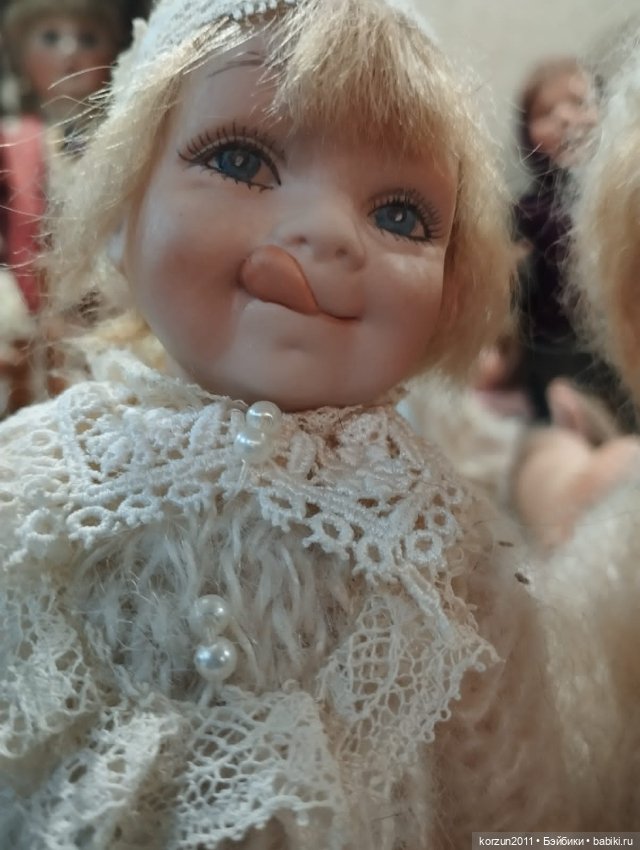 Парочка фарфоровых кукол из Италии Le Bambole di Arianna (фото 4)