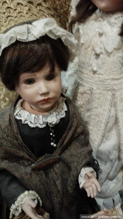 Парочка кукол "Элизабет и придворный карлик" - атмосферные куклы. Германия. Гюнцель (фото 2)