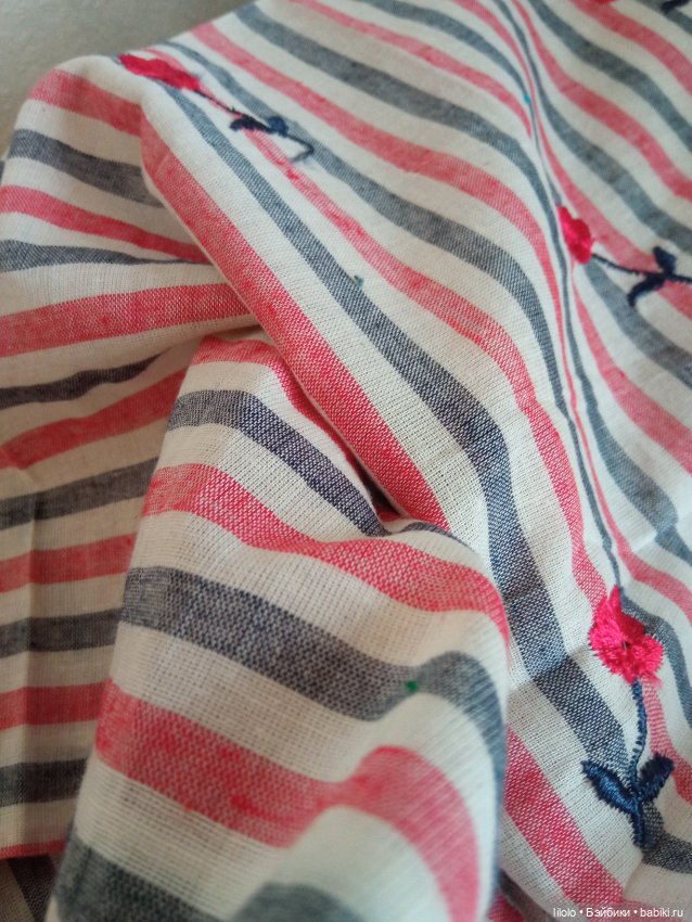 Лот тонкого полульна для кукольного рукоделия (фото 4)