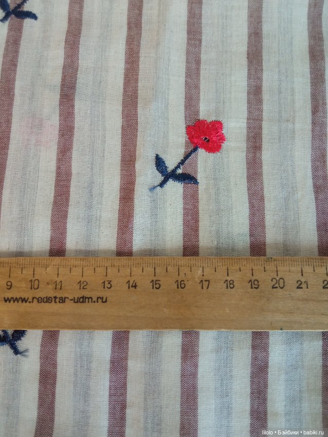 Лот тонкого полульна для кукольного рукоделия (фото 2)