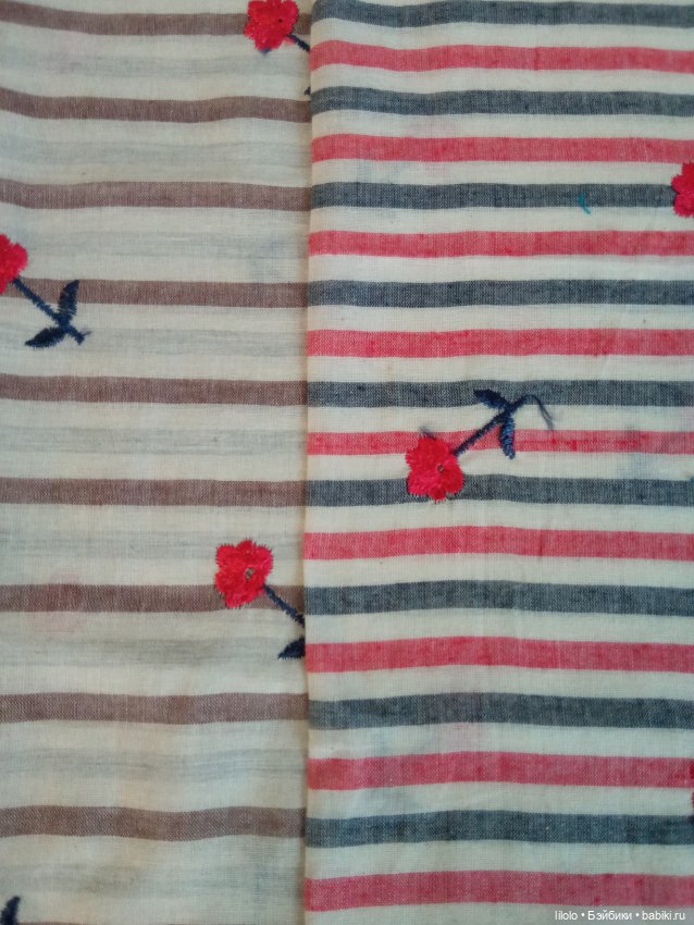 Лот тонкого полульна для кукольного рукоделия