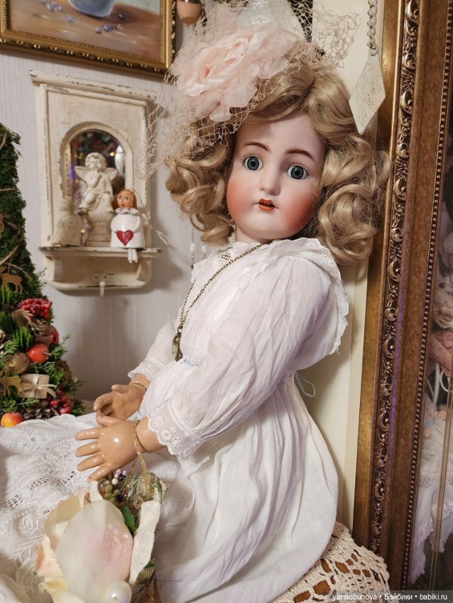 Антикварная кукла Каммер Рейнхард, 70 см (фото 10)