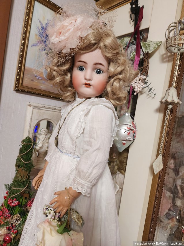 Антикварная кукла Каммер Рейнхард, 70 см (фото 8)