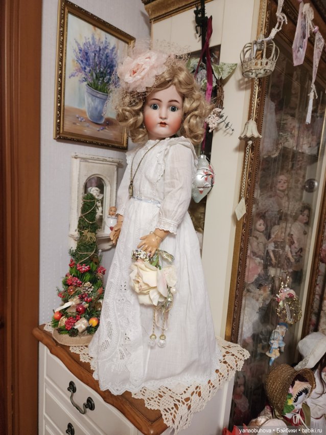 Антикварная кукла Каммер Рейнхард, 70 см (фото 7)