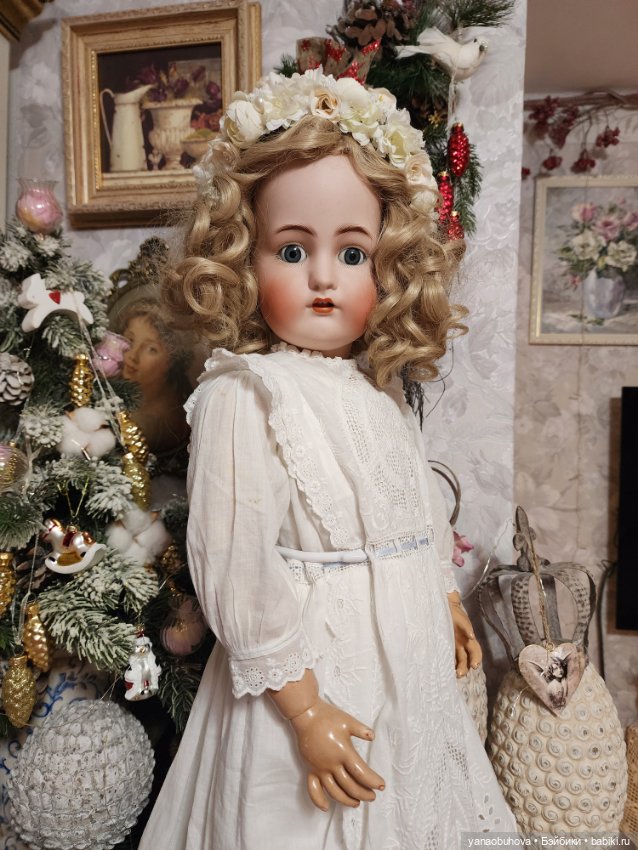 Антикварная кукла Каммер Рейнхард, 70 см