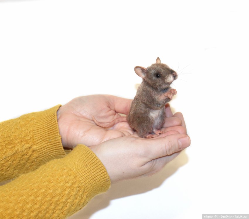 Мышка полевка — Авторские игрушки