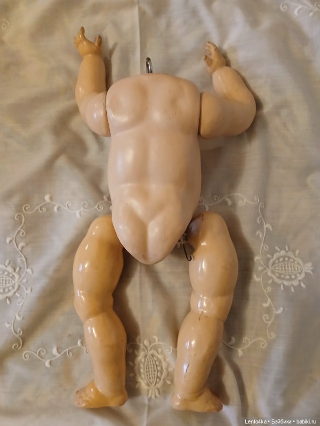 Антикварное тело для куклы бэбика (фото 2)