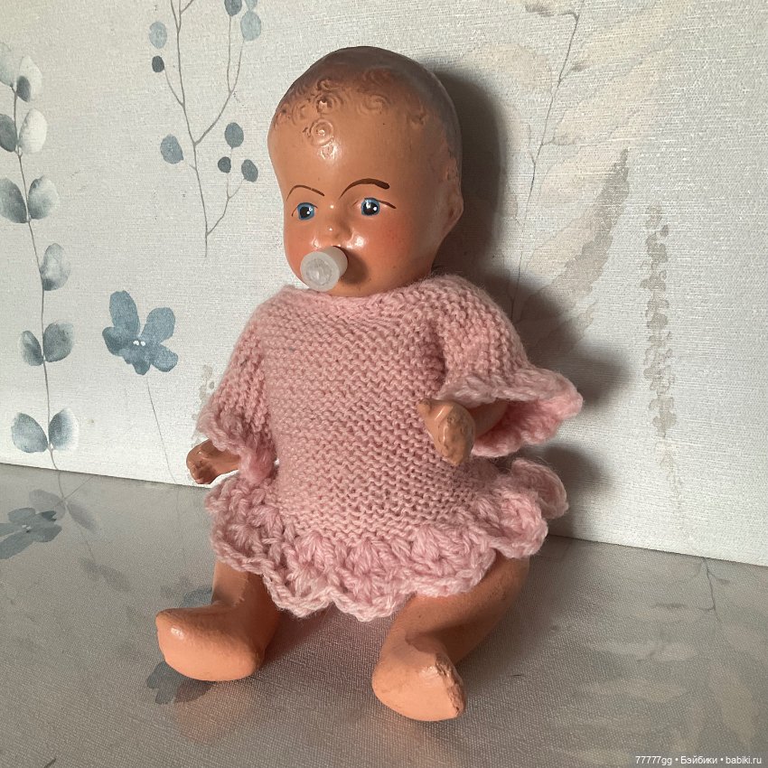 Девочка с соской — Антикварные куклы (фото 6)