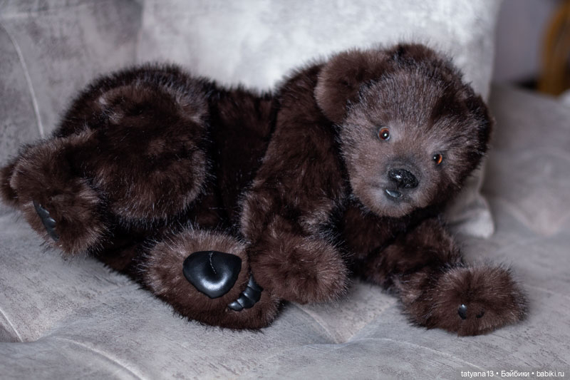 Реалистичный медвежонок Барни (фото 4)