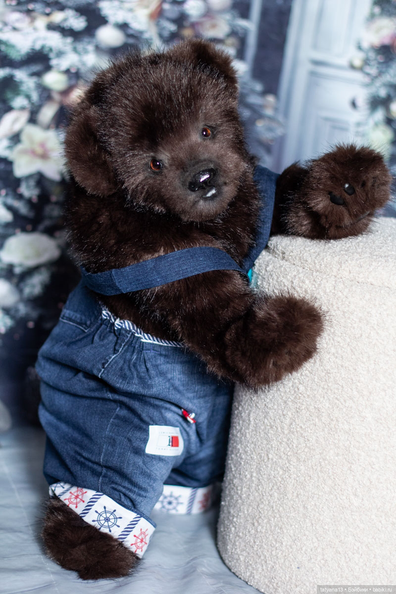 Реалистичный медвежонок Барни (фото 8)