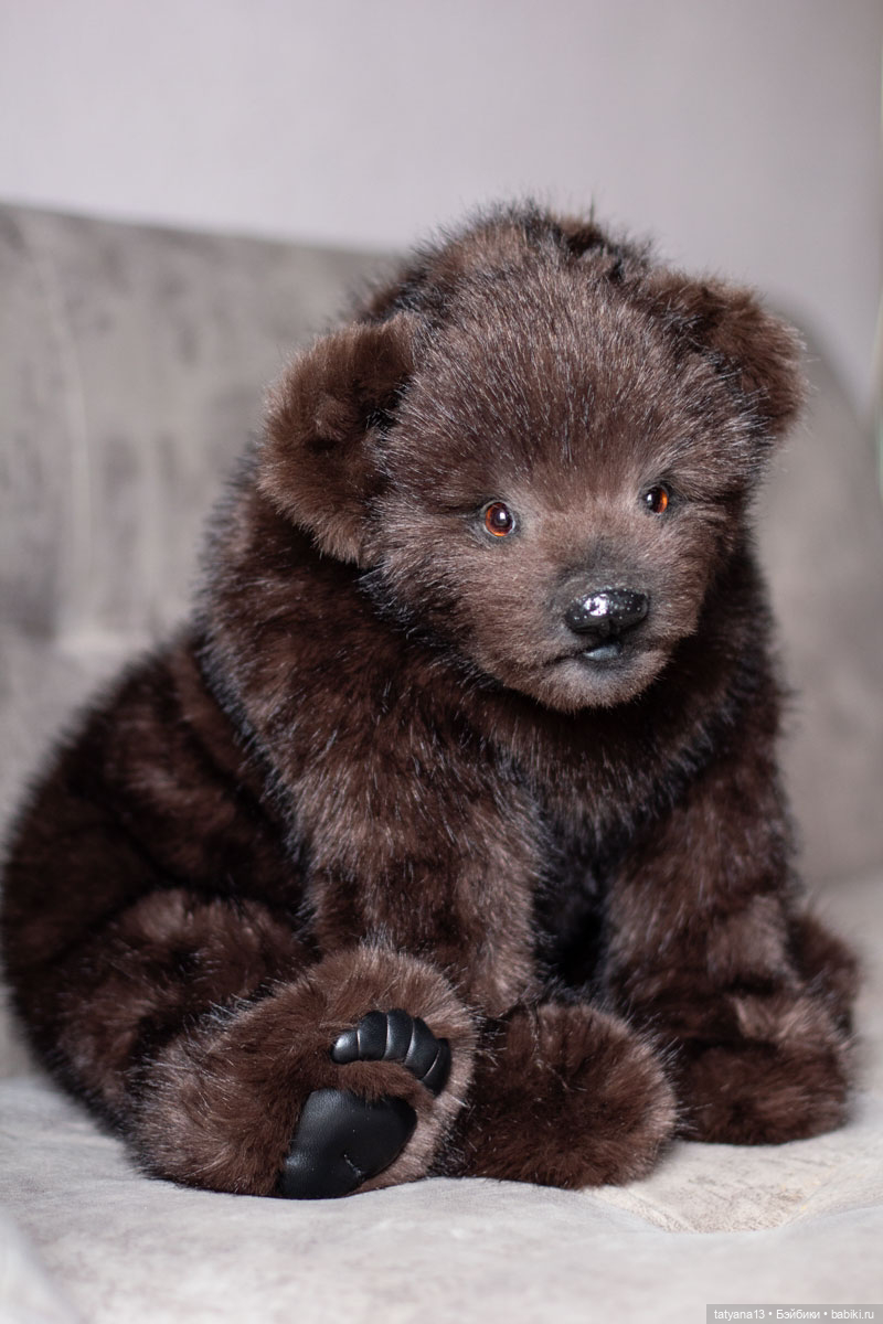 Реалистичный медвежонок Барни (фото 5)