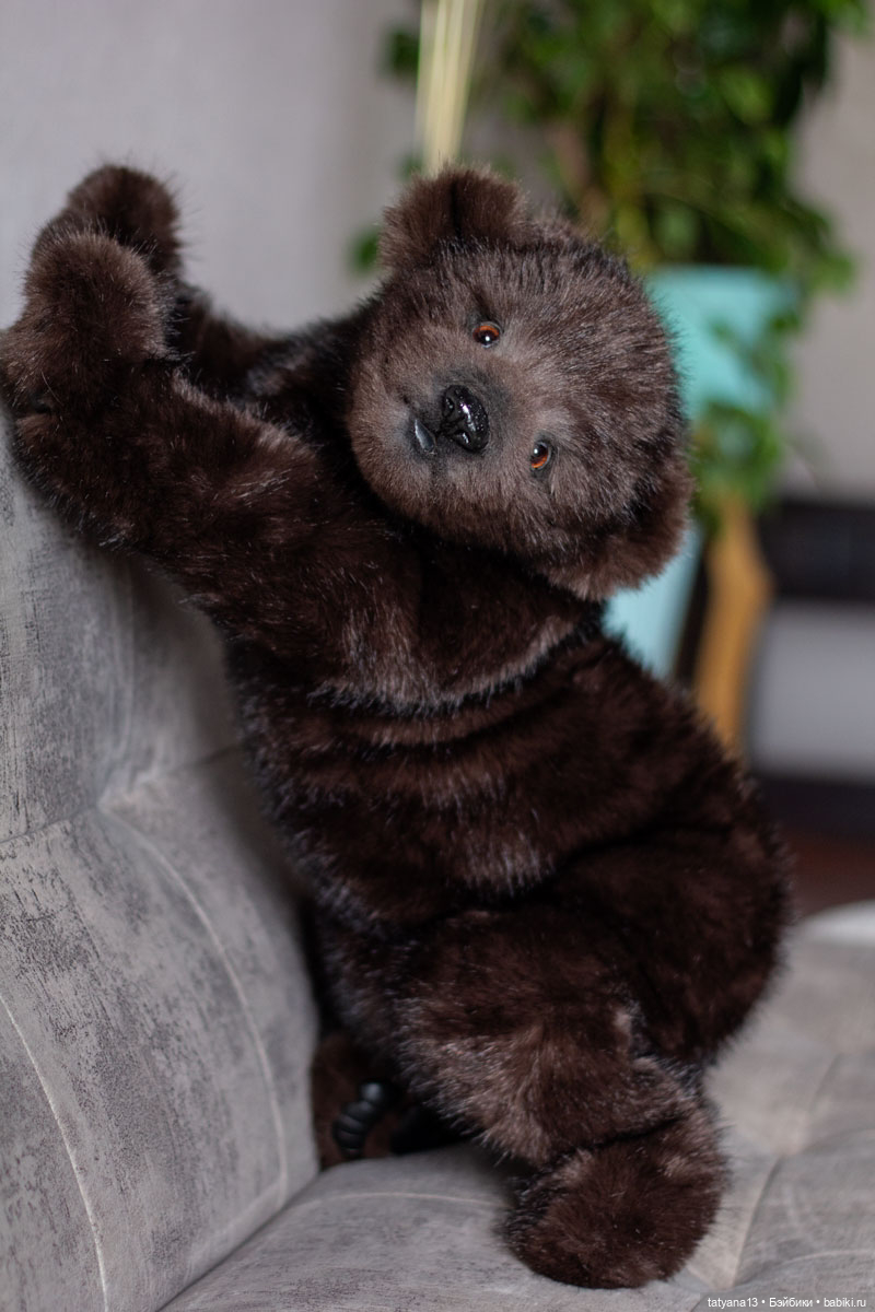 Реалистичный медвежонок Барни (фото 2)