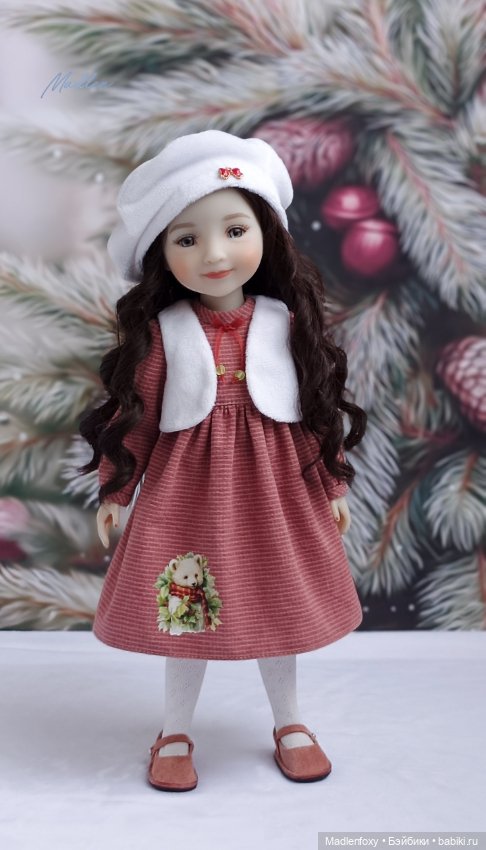 Комплект "Мишка в зимнем лесу" для Ruby Red 37 см