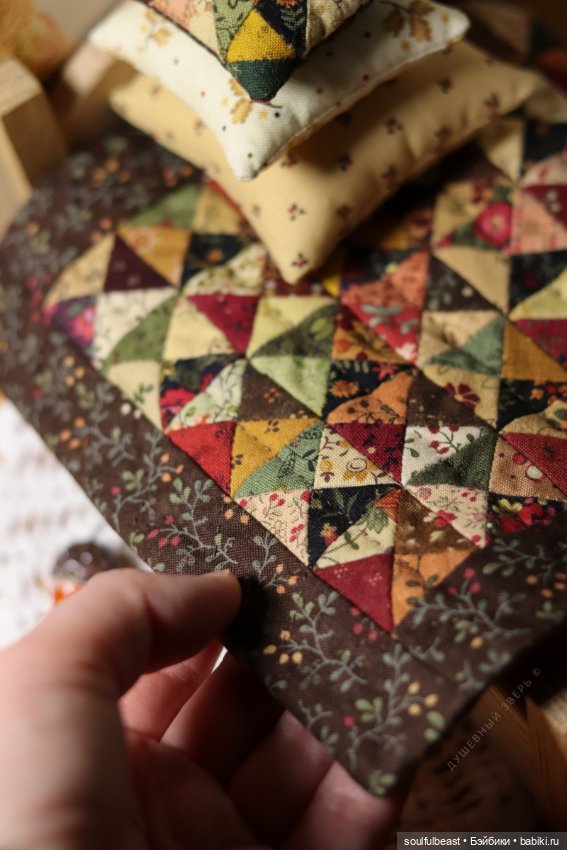 Кроватка с лоскутным комплектом - Теплая осень 🧡🍂 (фото 3)