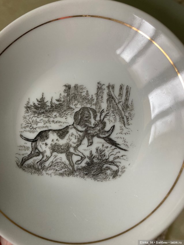 Пара мини тарелочек, винтаж ГДР (фото 7)