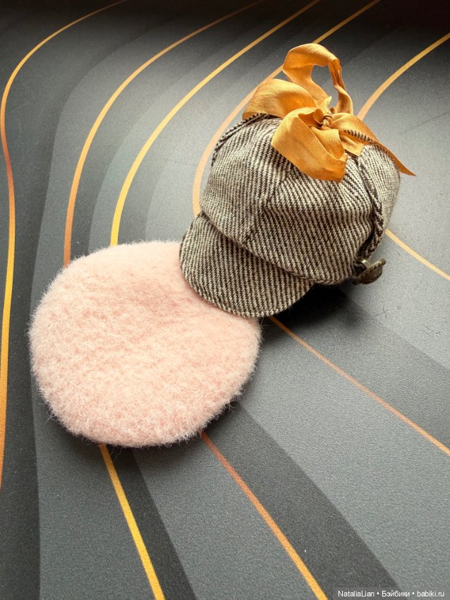 Берет, кепка на голову 6/7" 16 см