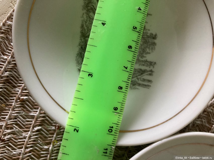 Пара мини тарелочек, винтаж ГДР (фото 6)