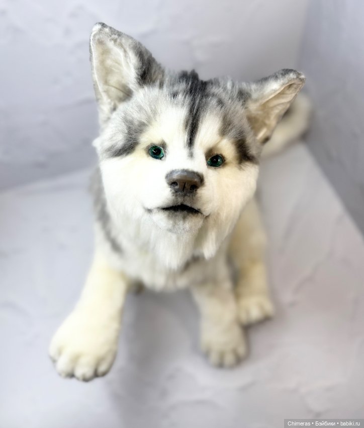 Щенок Хаски — Авторские игрушки (фото 3)